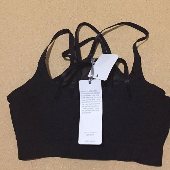 GOTTEX new black sports bra, size XS - Picture 6 of 7